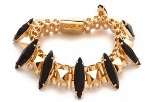 Iosselliani Brass & Rhinestone Bracelet