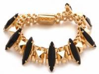 Iosselliani Brass &amp; Rhinestone Bracelet