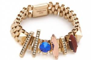 Iosselliani Brass Bracelet with Studs