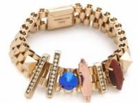 Iosselliani Brass Bracelet with Studs