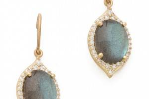 Jamie Wolf Labradorite Aladdin Pave Earrings