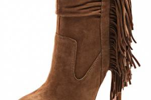 Jean-Michel Cazabat Pampa Suede Fringe Booties