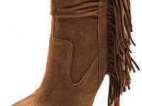 Jean-Michel Cazabat Pampa Suede Fringe Booties