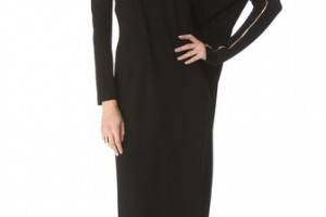 Jean Paul Gaultier Long Sleeve Jersey Dress