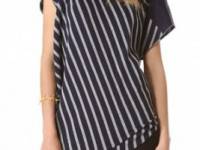 Jean Paul Gaultier Short Sleeve Stripe Sweater