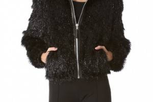 Jean Paul Gaultier Wool Tinsel Zip Jacket