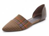 Jenni Kayne Plaid d&#039;Orsay Flats