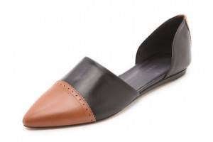 Jenni Kayne Two Tone Wing Tip Flats