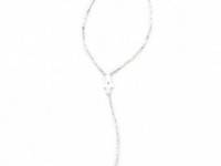 Jennifer Zeuner Jewelry Hamsa Lariat Diamond Necklace