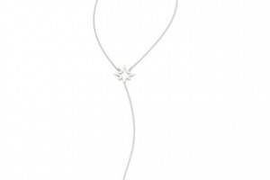 Jennifer Zeuner Jewelry Open Star Lariat Necklace