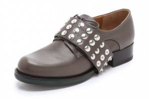 Jil Sander Studded Monk Strap Oxfords