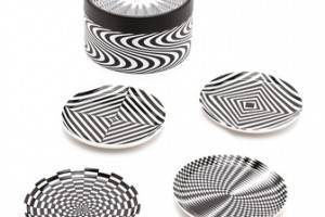 Jonathan Adler OP Art Coaster Set