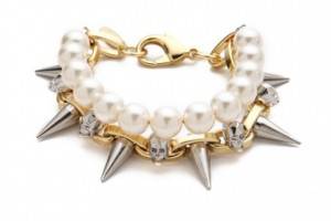 Joomi Lim London Calling Skull Layered Bracelet