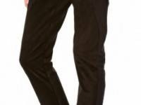 Joseph Suede Gathered Ankle Pants