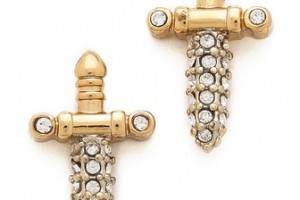 Juicy Couture Dagger Stud Earrings