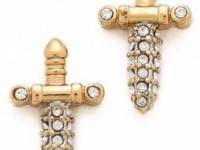 Juicy Couture Dagger Stud Earrings