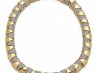 Juicy Couture Pave Triangle Collar Necklace