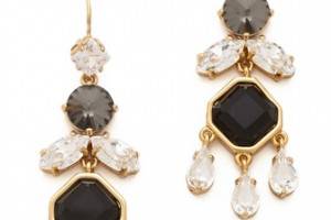 Juicy Couture Teardrop Chandelier Earrings