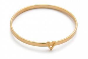 Jules Smith Heart Bangle Bracelet