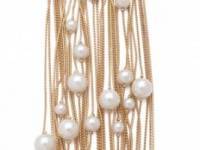 Juliet &amp; Company Runway Multi Strand Pearl Bracelet