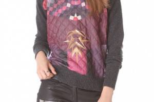 Just Cavalli Quilted Sweater