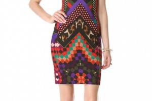 Just Cavalli Sleeveless Print Dress