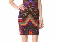 Just Cavalli Sleeveless Print Dress