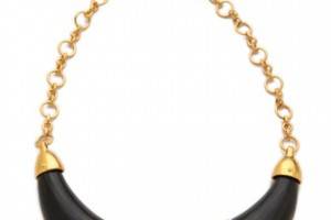 KARA by Kara Ross Resin Collar Necklace with Inlay