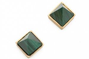 Kelly Wearstler Malachite Point Earrings