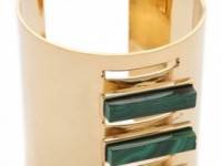 Kelly Wearstler Malachite Rod Cuff