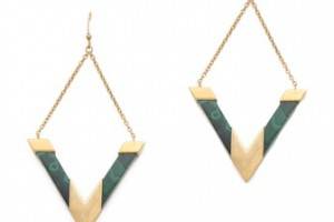 Kelly Wearstler Oblique Stone Earrings