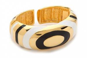 Kenneth Jay Lane Enamel Cuff Bracelet