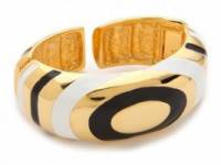 Kenneth Jay Lane Enamel Cuff Bracelet