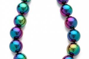 Kenneth Jay Lane Rainbow Beads Necklace