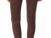 L&#039;AGENCE Stretch Suede Leggings