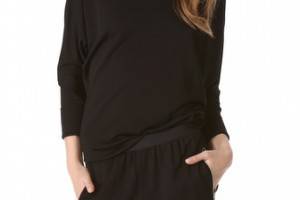 L'AGENCE Zip Shoulder Dolman Top