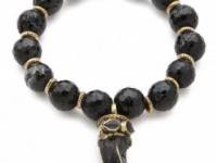 Lacey Ryan Black Agate &amp; Onyx Horn Bracelet