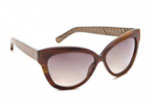 Linda Farrow Luxe Leather Sunglasses