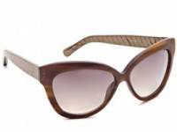 Linda Farrow Luxe Leather Sunglasses