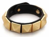 Linea Pelle Grayson Wide Pyramid Bracelet