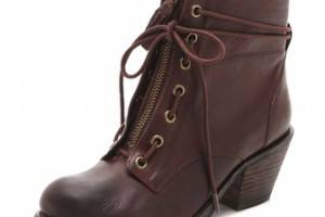 Luxury Rebel Shoes Barret Lace Up Booties