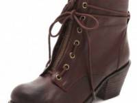 Luxury Rebel Shoes Barret Lace Up Booties