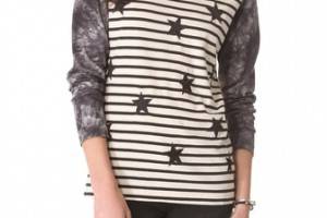 Maison Scotch Striped Pullover Tee