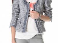 Maison Scotch Tweed Blazer