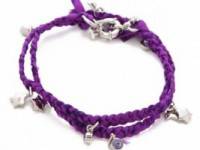 Marc by Marc Jacobs Braided Charm Double Wrap Bracelet