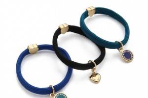 Marc by Marc Jacobs Enamel Disc Cluster Pony Hair Ties