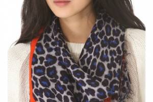 Marc by Marc Jacobs Lenora Leopard Scarf