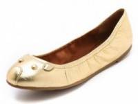 Marc by Marc Jacobs Metallic Mouse Flats