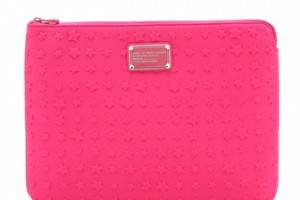 Marc by Marc Jacobs Reluctant Stars Debossed Neoprene 13" Zip Case