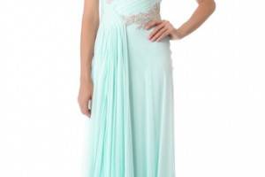 Marchesa Grecian Chiffon Gown